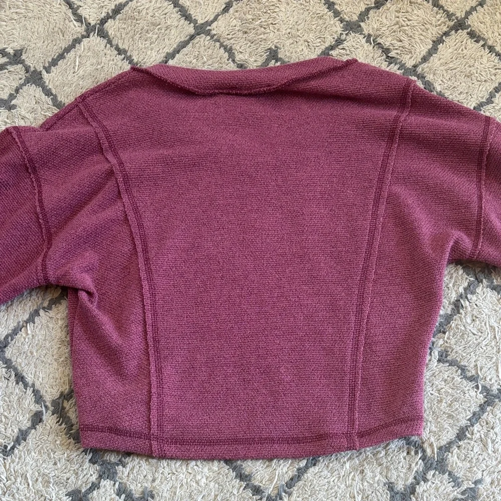 Lush Women's Raspberry Sweater - Picture 4 of 4